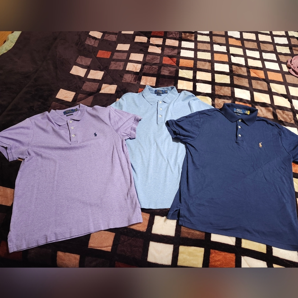 Ralph Lauren Polos- Lot of 3
